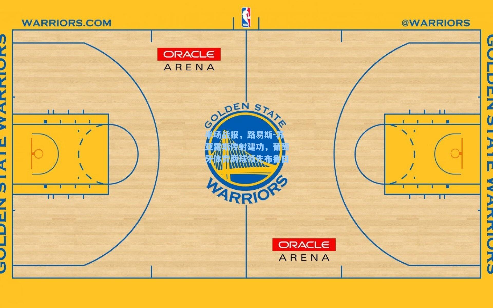 半场战报，路易斯-苏亚雷斯传射建功，葡萄牙体育两球领先布鲁日